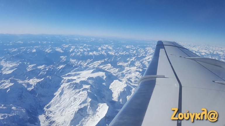 Λίγα λεπτά αφότου έχουμε φύγει από το Μόναχο με προορισμό την Κροατία. Όλα άσπρα!