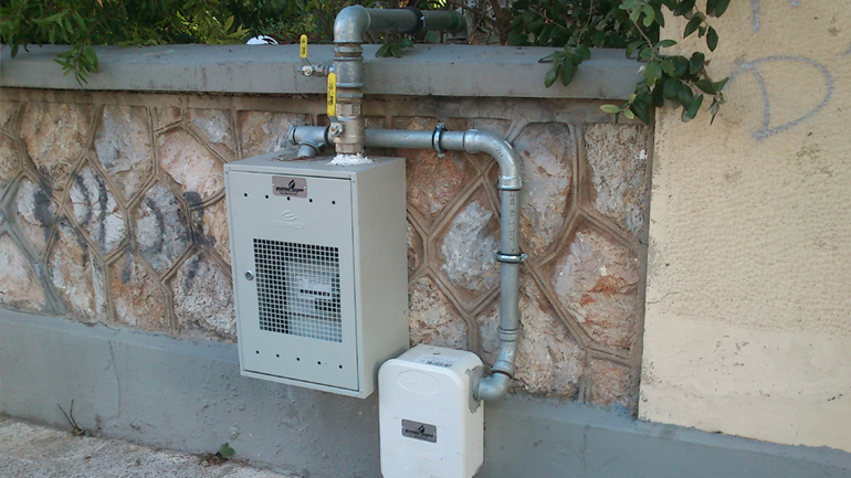 Διακοπή παροχής φυσικού αερίου σε πολυκατοικίες λόγω της βόμβας στο Κορδελιό