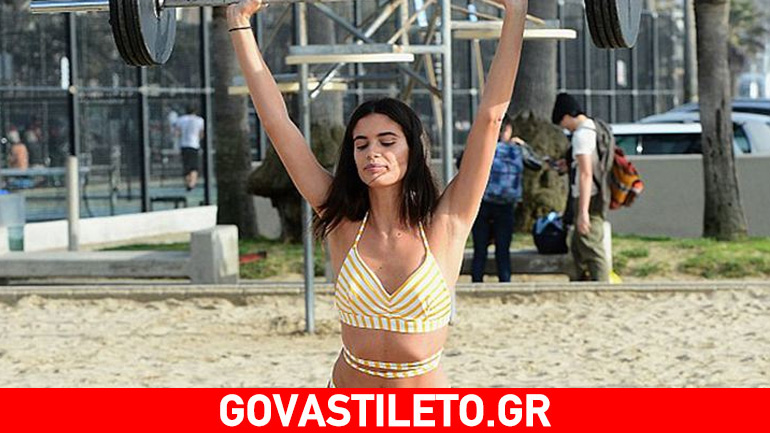 Sara Sampaio: Γυμνάζεται με μαγιό στην παραλία και αναστατώνει!