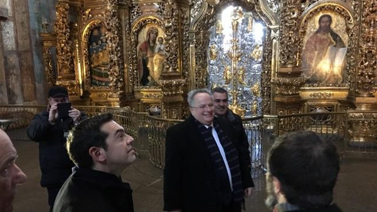Στην Αγία Σοφία του Κιέβου ξεναγήθηκε ο Αλέξης Τσίπρας
