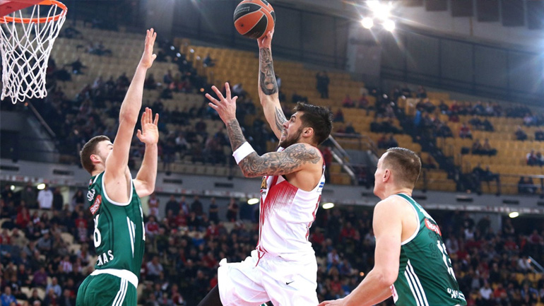 Υποδέχεται τη Ζαλγκίρις ο Ολυμπιακός