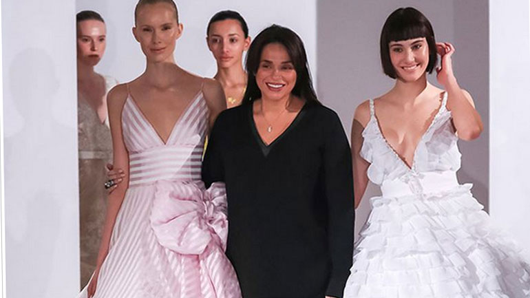 Η Celia Kritharioti στην εβδομάδα μόδας στο Παρίσι