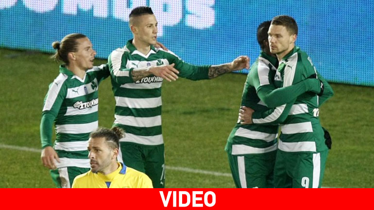 Σαρωτικός στο β’ ημίχρονο ο ΠΑΟ, 4-0 τον Παναιτωλικό με χατ-τρικ Μπεργκ
