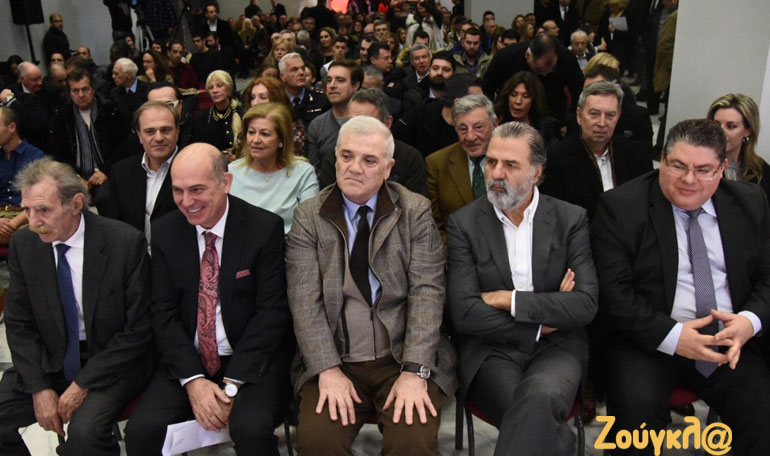 Από αριστερά: Βαρδινογιάννης, Φωκάς, Μελισσανίδης, Mυτιληναίος