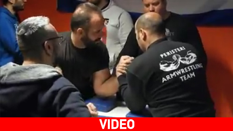 Προπόνηση στην Ομοσπονδία Χειροπάλης