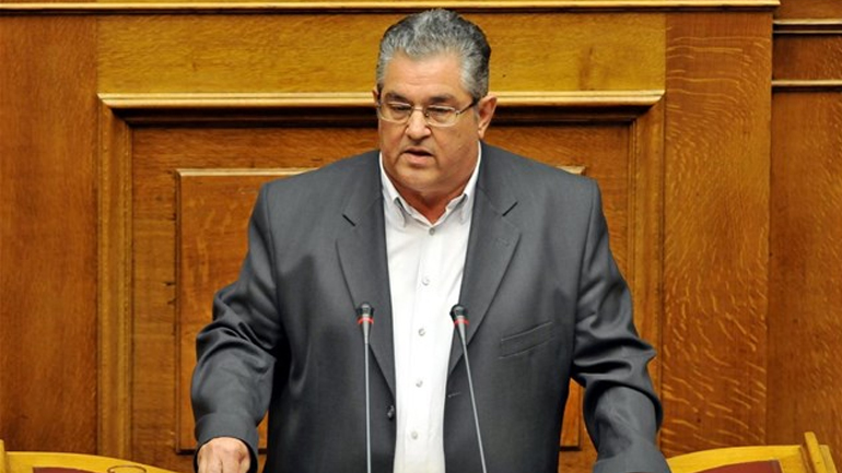 Συνάντηση Δ. Κουτσούμπα με τον πρέσβη της Παλαιστίνης