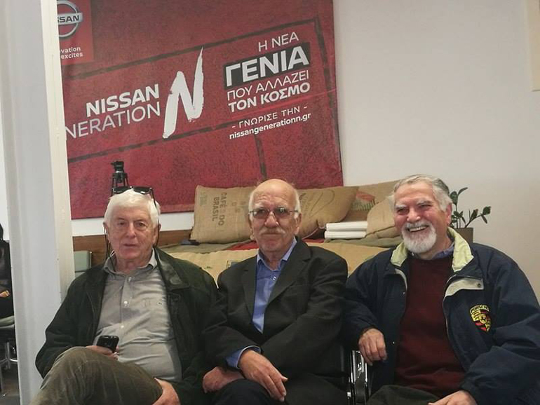 Από αριστερά: Μιχάλης Κατσιμπάρος, Δημήτρης Παπαγεωργίου και Πάνος Διπλαράκος...