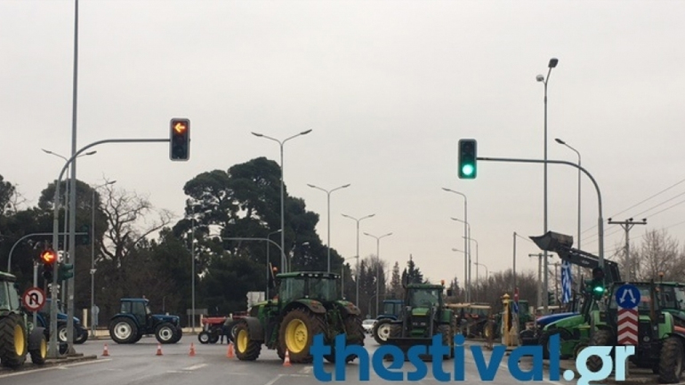 Θεσσαλονίκη: Κλειστός και σήμερα ο κόμβος στα «πράσινα φανάρια»