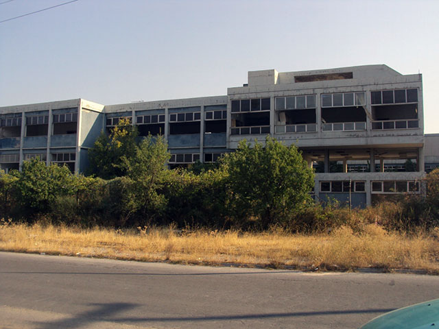 Σημερινή φωτογραφία από τις εγκαταστάσεις της Nissan στον Βόλο...