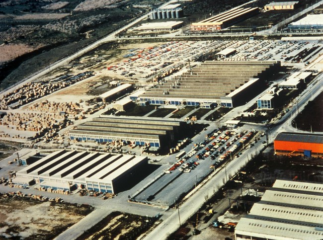 Οι εγκαταστάσεις της Nissan πριν από δεκαετίες...