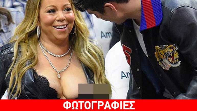 Το nip slip της Mariah Carey σε αγώνα των Lakers