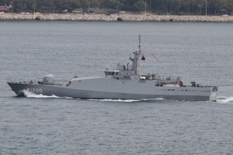 Το τουρκικό περιπολικό πλοίο «Κουσάντασι»