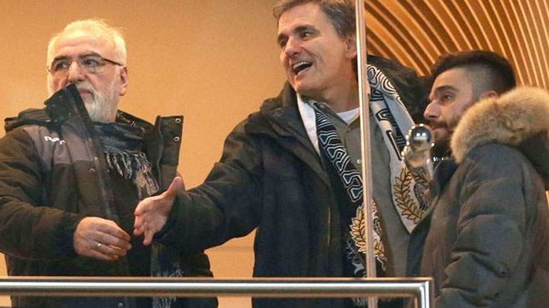 Στην Τούμπα οι… ποδοσφαιρόφιλοι Τσακαλώτος και Αχτσιόγλου