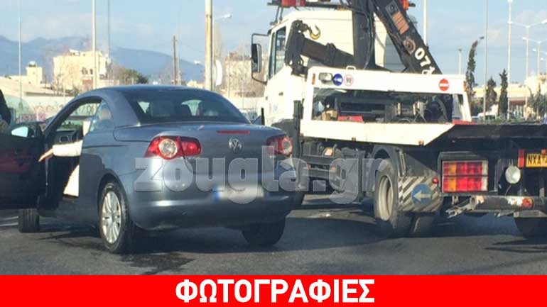 Μποτιλιάρισμα στον Κηφισό, στο ύψος της Ν. Φιλαδέλφειας, μετά από καραμπόλα 6 οχημάτων