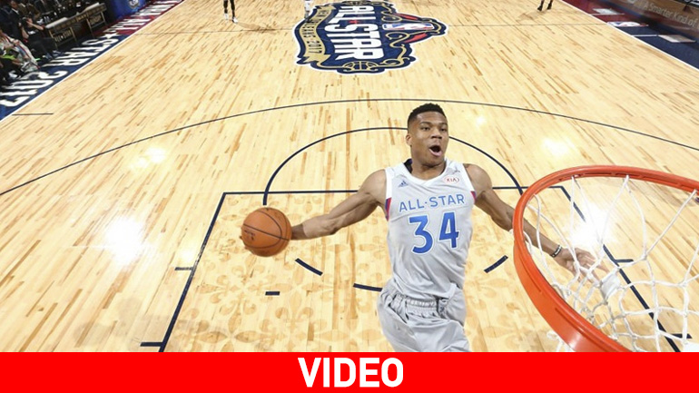 Τρεις φάσεις του Αντετοκούνμπο στο Top-10 του All Star Game