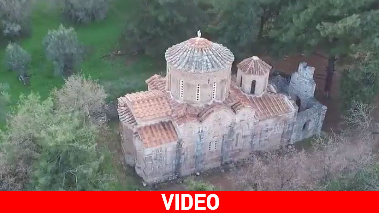 Παναγία Κρήνα: Ο βυζαντινός ναός με την αρχιτεκτονική που μιμείται τη Νέα Μονή