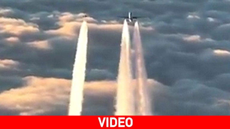 Γερμανικά μαχητικά πετούν κοντά σε Airbus πάνω απο την Κολωνία