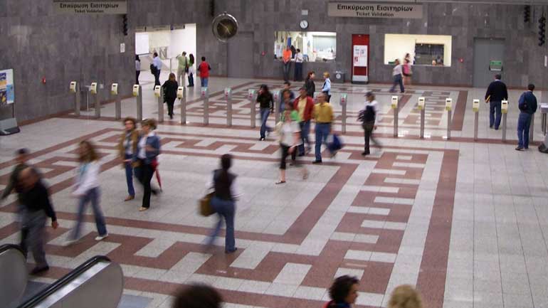 Κανονικά λειτουργεί σήμερα ο σταθμός του μετρό στο Σύνταγμα