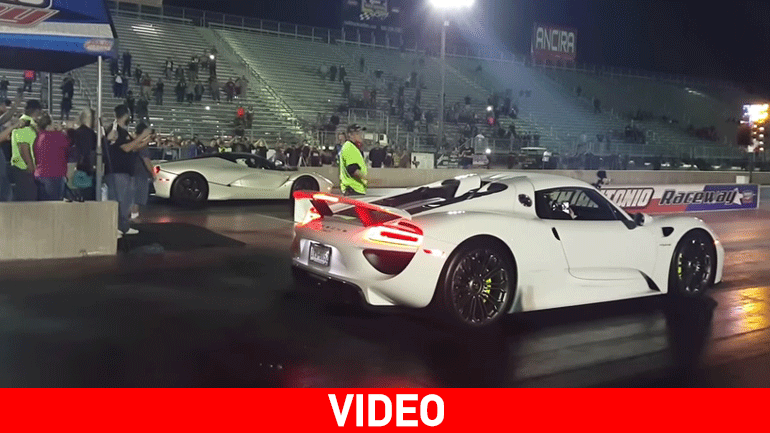 LaFerrari εναντίον Porsche 918 Spyder στην ευθεία