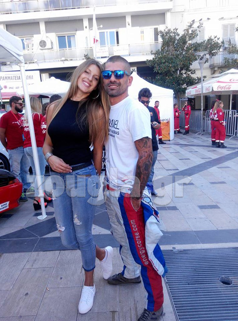 Μαζί με τον οδηγό αγώνων καρτ Μίκη Καλογηράτο...