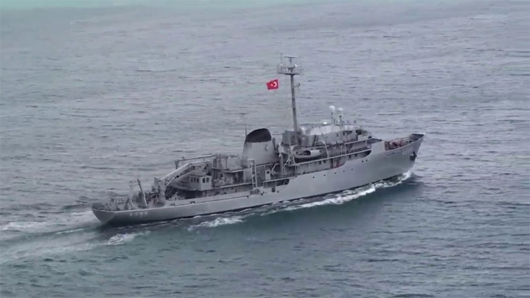 Tο τουρκικό σκάφος «TCG Cesme»