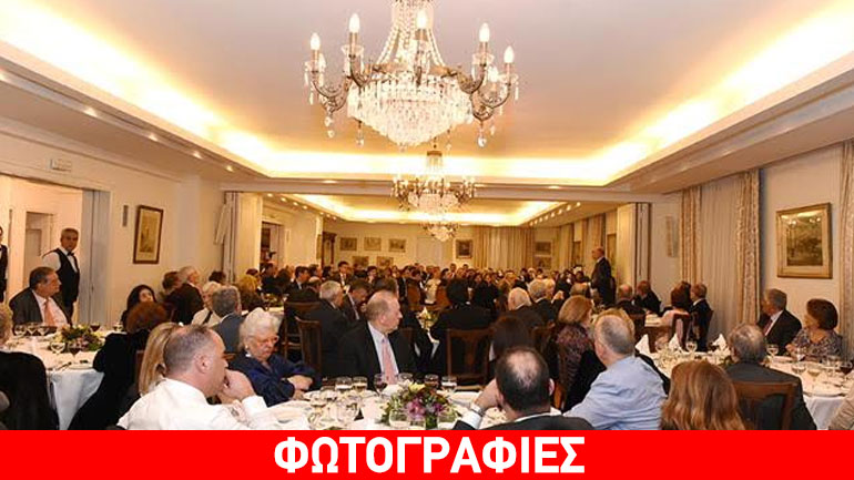 Συνεστίαση στην Αθηναϊκή Λέσχη με τιμώμενο τον Λίνο Μπενάκη