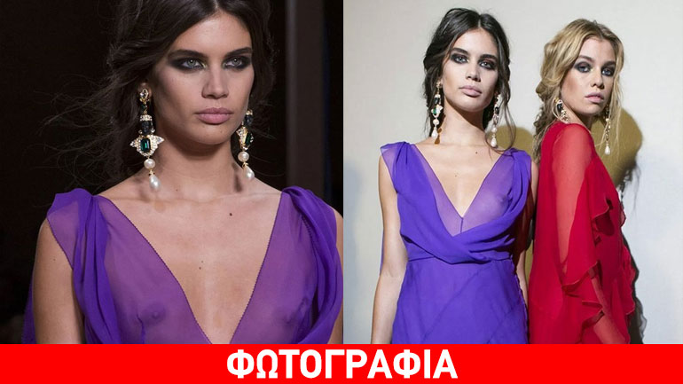 Sara Sampaio: Με see through δημιουργία στην πασαρέλα στο Μιλάνο