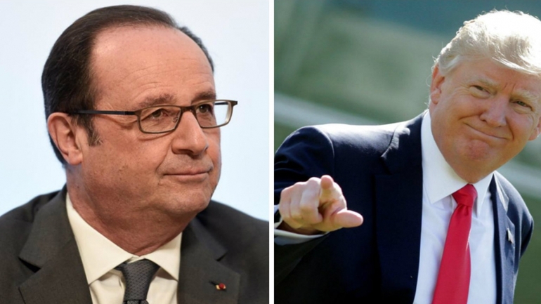 Η απάντηση του Ολάντ στον Τραμπ για τη φράση «το Παρίσι δεν είναι πια Παρίσι»