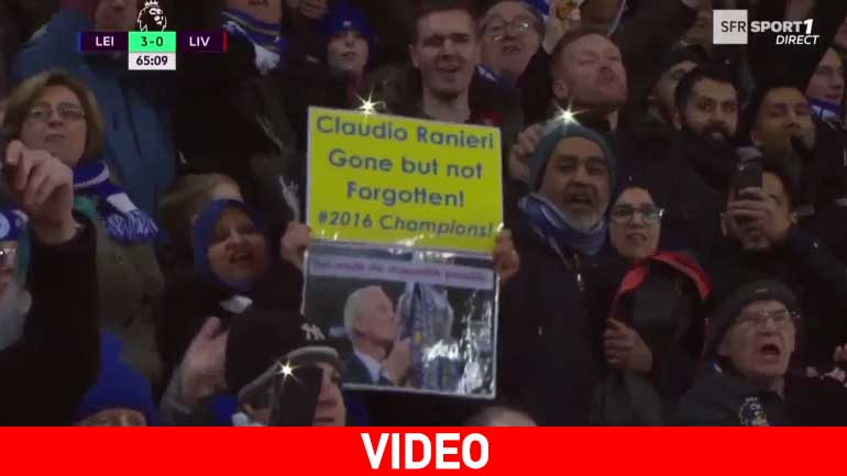 Οι οπαδοί της Λέστερ δεν ξεχνούν – Αποθέωση για Ρανιέρι