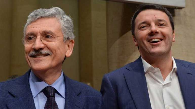 Ιταλία: Βολές Ρέντσι σε Ντ’ Αλέμα για τη διάσπαση της Κεντροαριστεράς