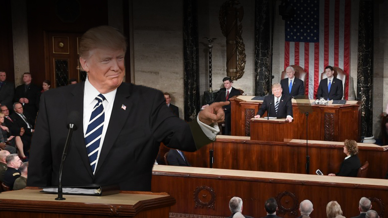 “Επίσημη πρώτη” για τον Τραμπ στο Κογκρέσο