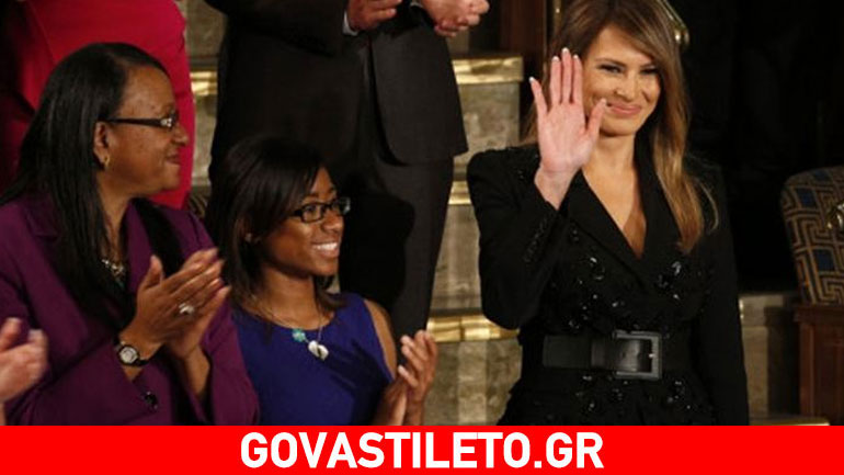 Μελάνια Τραμπ: Όλα τα φλας πάνω στην Πρώτη Κυρία στην ομιλία του πλανητάρχη στο Κογκρέσο