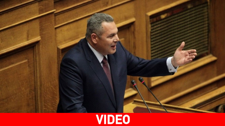 Καμμένος: Κάτσε κάτω ρε, είστε απόγονοι Σμπώκου, Άκη και Παπαντωνίου