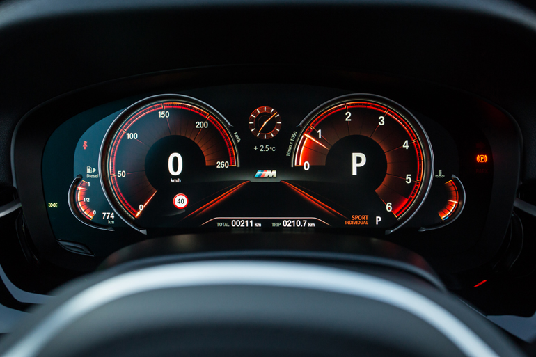 Ο πίνακας οργάνων προσαρμόζεται ανάλογα με το πρόγραμμα οδήγησης που έχεις επιλέξει...