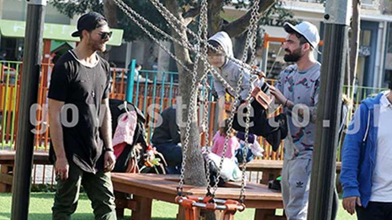 Γιώργος Μανίκας: Παιχνίδι στην παιδική χαρά με τον γιo του…