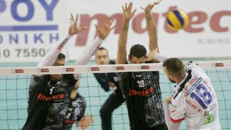 Volley League: Ο ΠΑΟΚ νίκησε 3-1 τον Φοίνικα Σύρου