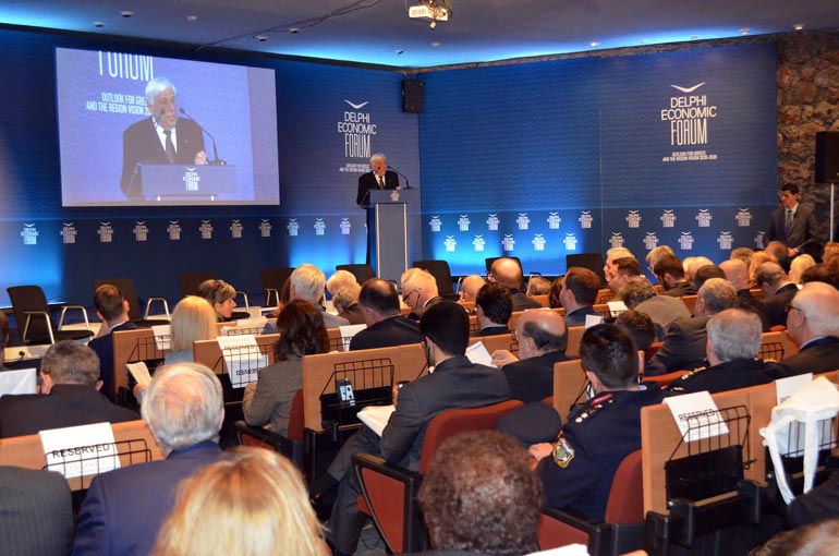 Στο οικονομικό φόρουμ Δελφών συμμετέχει και ο Πρόεδρος της Δημοκρατίας