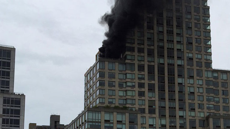 Φωτιά στον ουρανοξύστη του Τραμπ