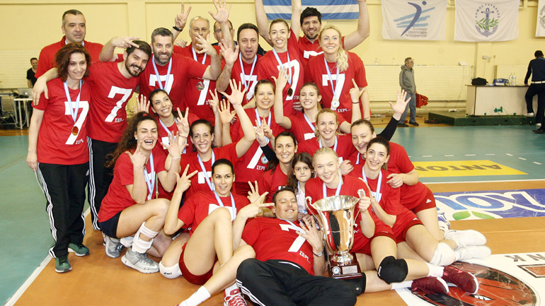 Βόλεϊ: Κατέκτησε το Κύπελλο Ελλάδας ο Ολυμπιακός