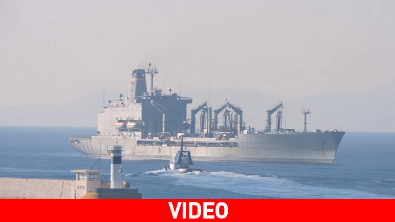 Το εφοδιαστικό «USNS JOSHUA HUMPHREYS T-AO-188» στον Πειραιά