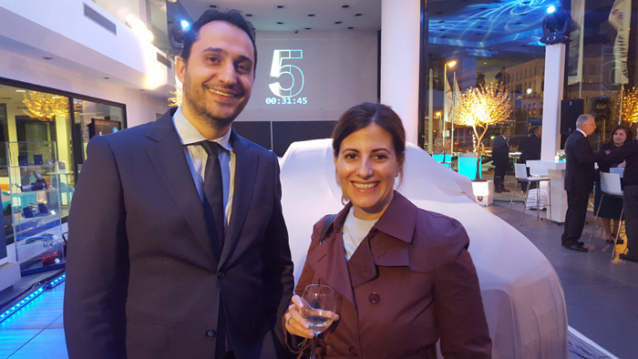 Νοέλ Σακελλαροπούλου και Νίκος Καψής από το BMW Group