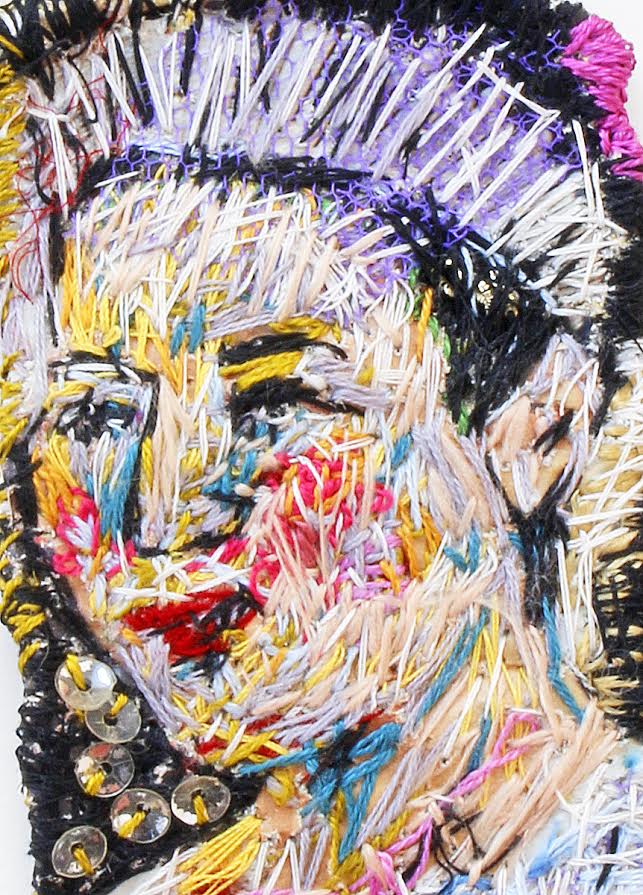 Λουκία Ρίτσαρντς. «Η πριγκίπισα Μασάκο της Ιαπωνίας». Πεντατίφ από τη σειρά «Trash Royal», 2017. Credit: Christoph Ziegler