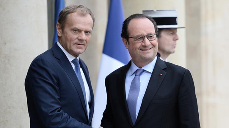 Στηρίζει Τουσκ ο Ολάντ για την προεδρία του Ευρωπαϊκού Συμβουλίου