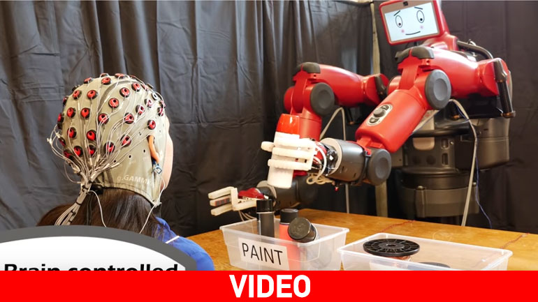 Συσκευή επιτρέπει στους ανθρώπους να επικοινωνούν «τηλεπαθητικά» με τα ρομπότ