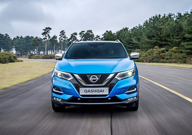 Εντυπωσιακή η εμπρός όψη του ανανεωμένου Nissan Qashqai