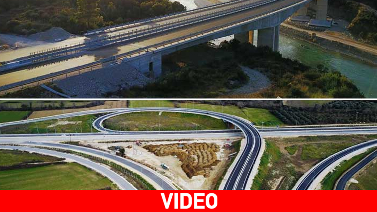 Αγγίζει το 90% η πρόοδος των εργασιών στην Ιόνια Οδό