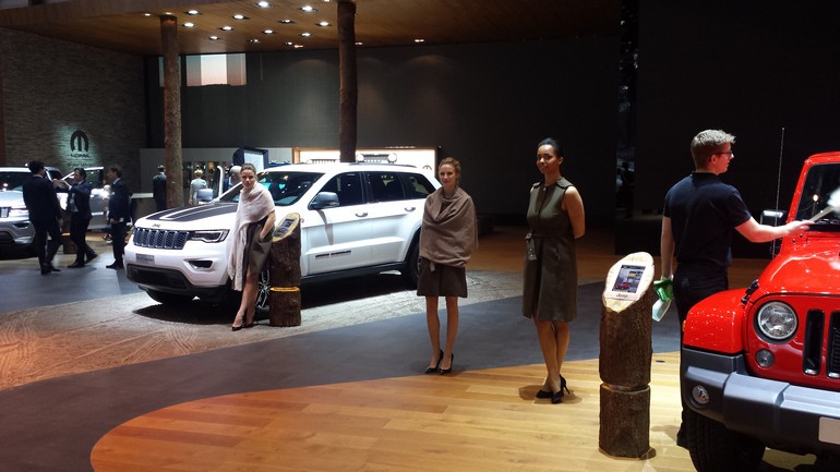 Τα μοντέλα της Jeep επί σκηνής