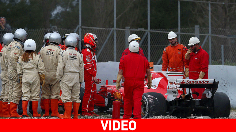 H έξοδος του Raikkonen στη Βαρκελώνη