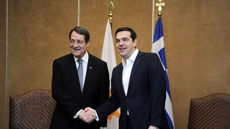 Τετ α τετ Ν. Αναστασιάδη – Αλ. Τσίπρα στις Βρυξέλλες