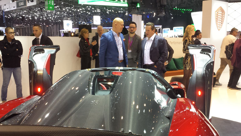 O Christian von Koenigsegg στην έκθεση της Γενεύης